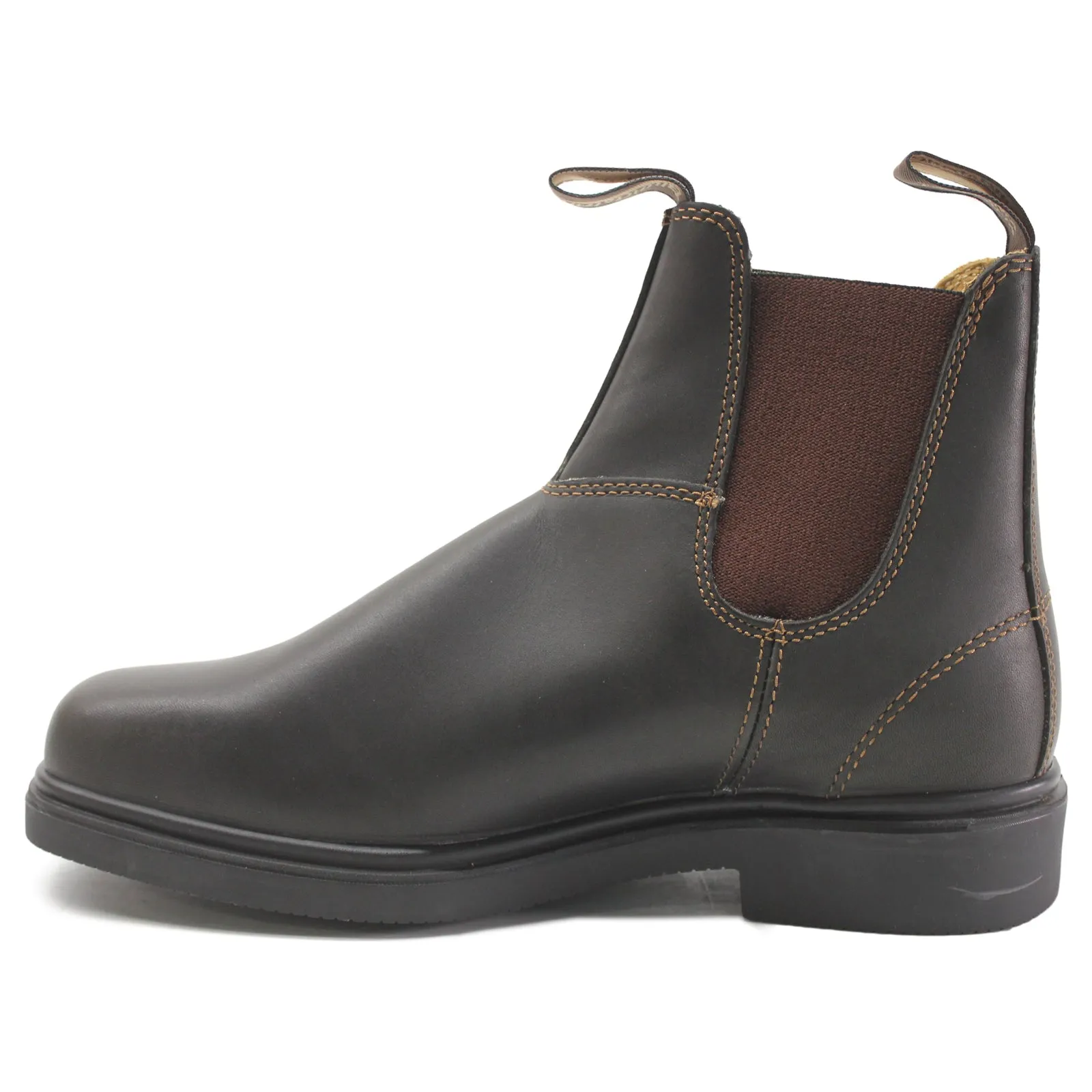 067 Water-Resistant Leather Unisex Chelsea Boots