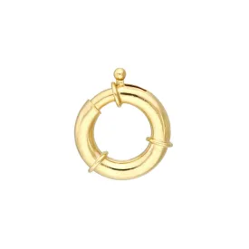 14K GOLD SPRING RING CONNECTOR