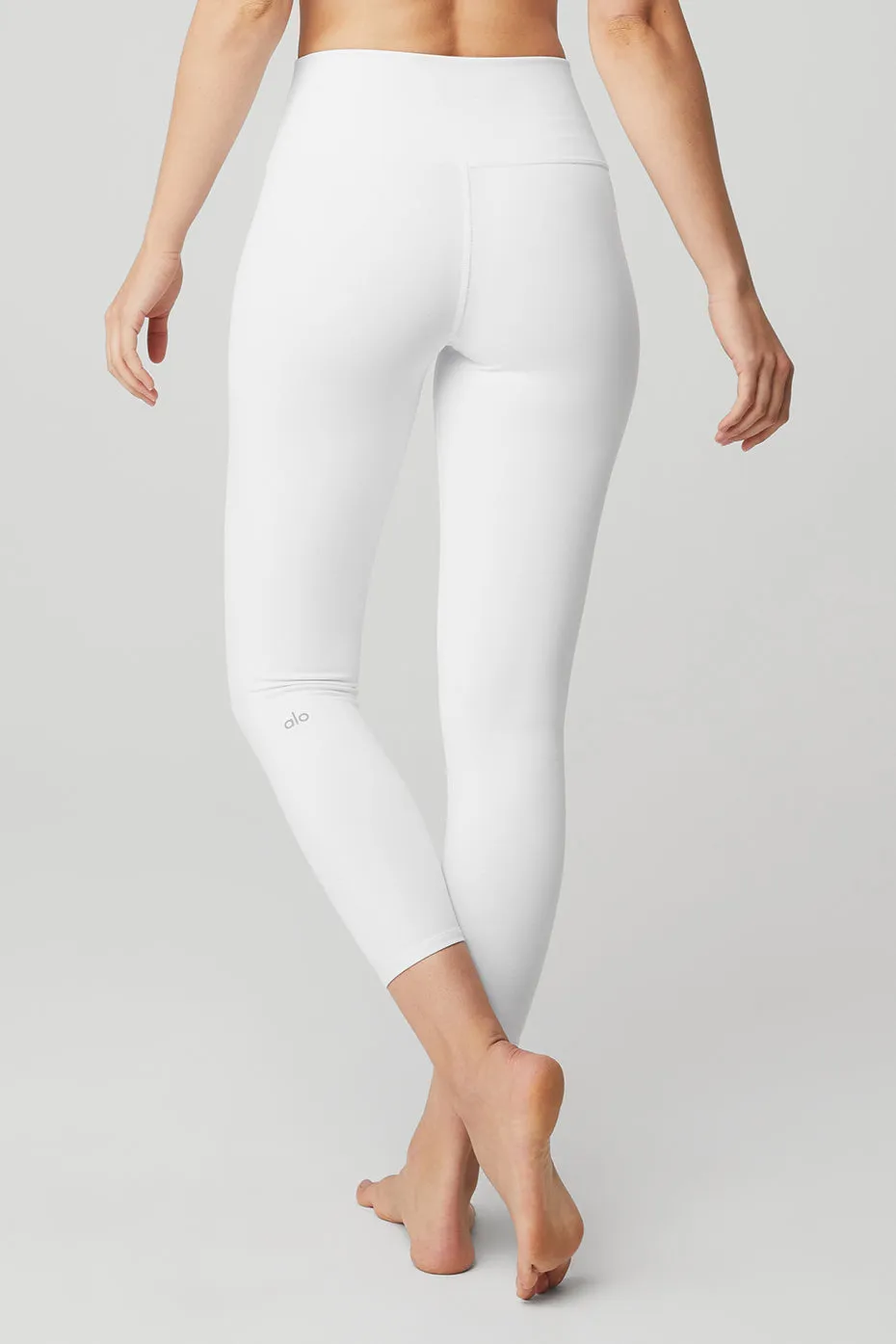 7/8 High-Waist Airbrush Legging - White