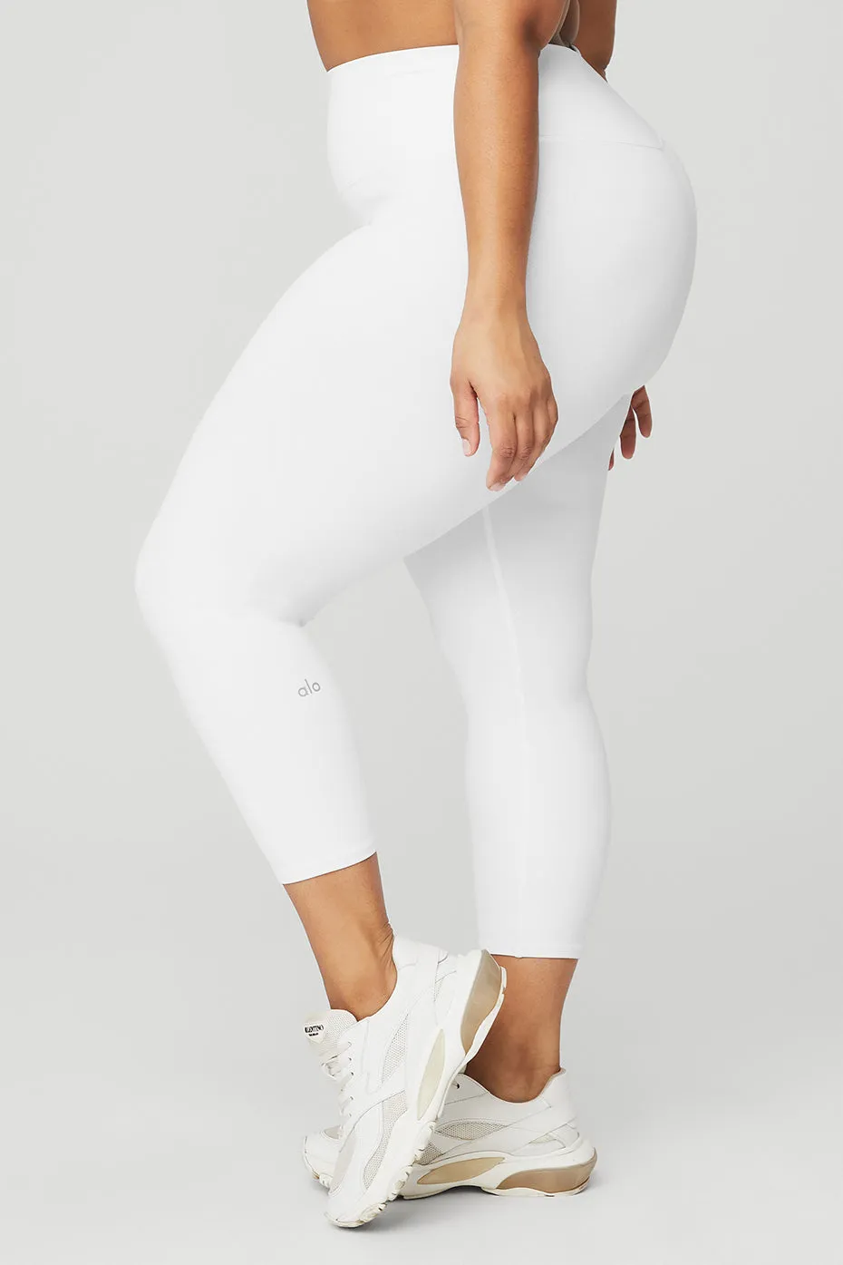 7/8 High-Waist Airbrush Legging - White