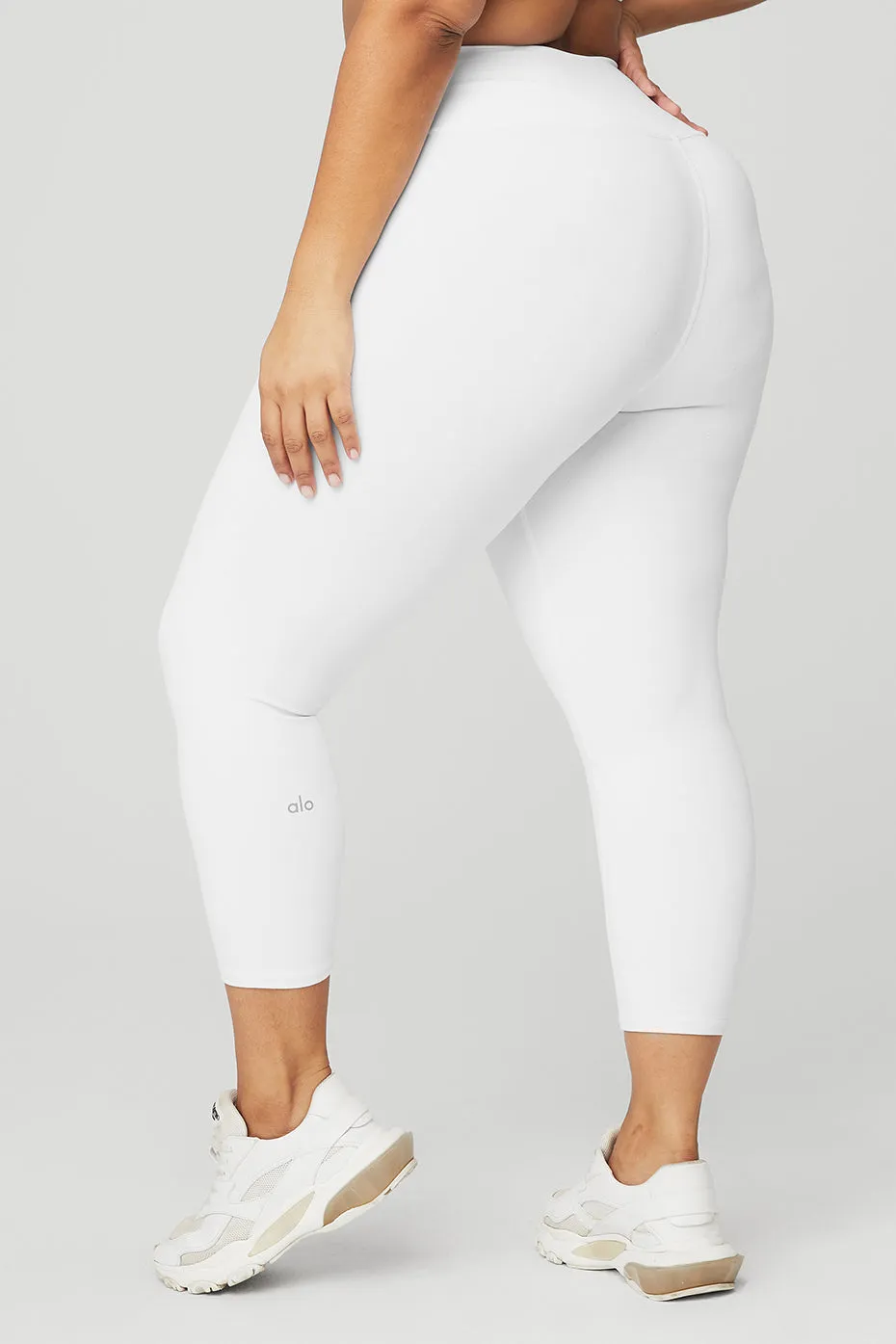 7/8 High-Waist Airbrush Legging - White