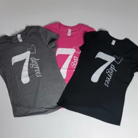 7D Logo Round Neck T-Shirts