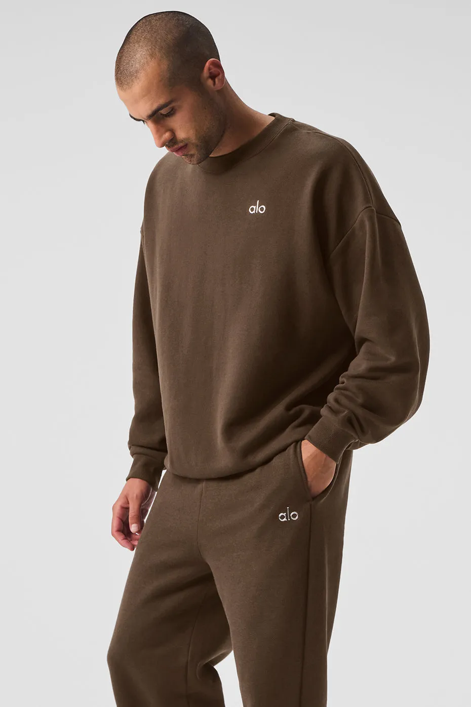 Accolade Crew Neck Pullover - Espresso