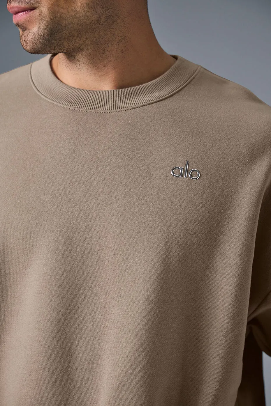 Accolade Crew Neck Pullover - Gravel