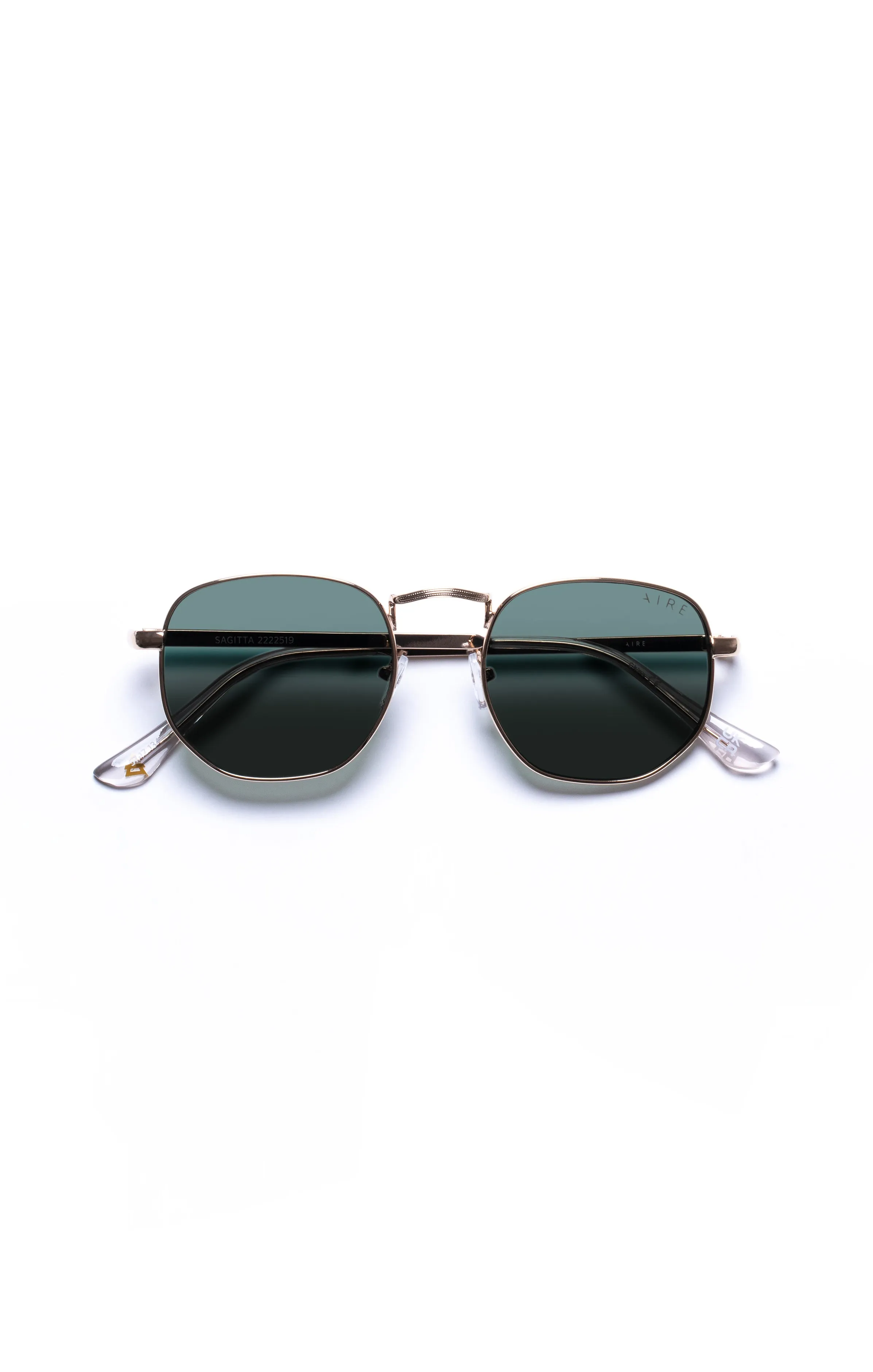 Aire Sagitta Sunglasses ~ Gold/Green Mono