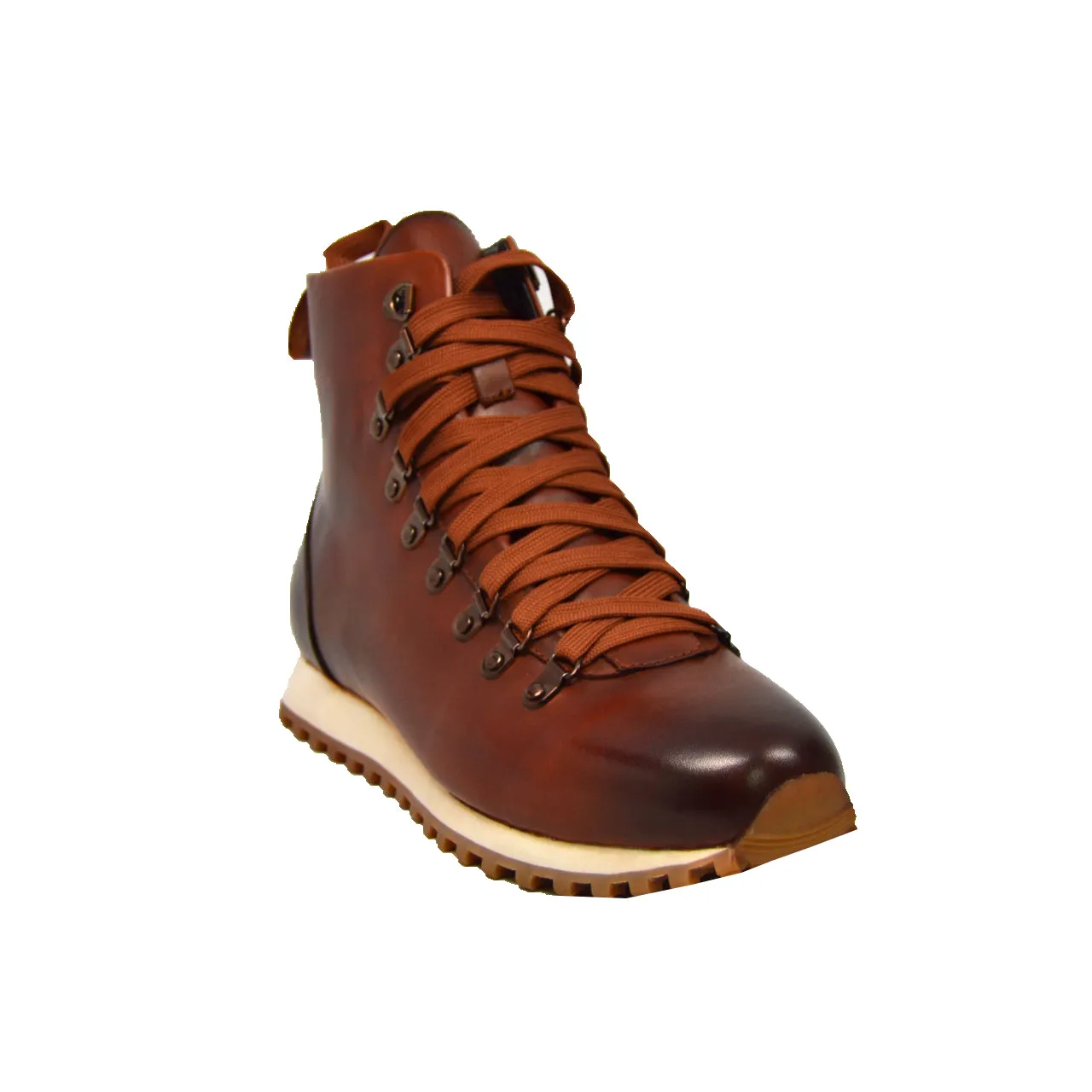 Alpine GT Boots: Handcrafted Leather-Suede Everyday Shoes - Hightop British Collection