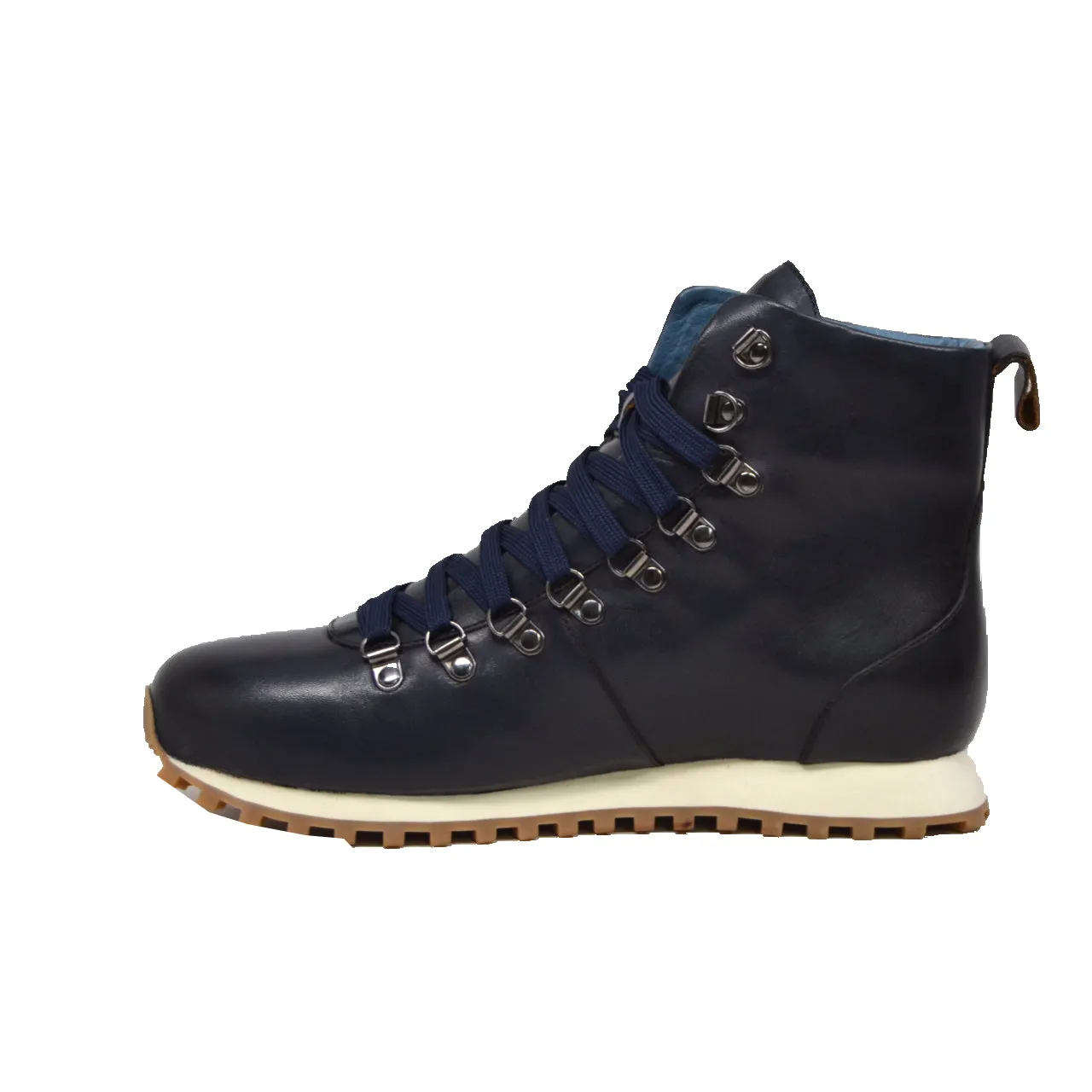 Alpine GT Boots: Handcrafted Leather-Suede Everyday Shoes - Hightop British Collection