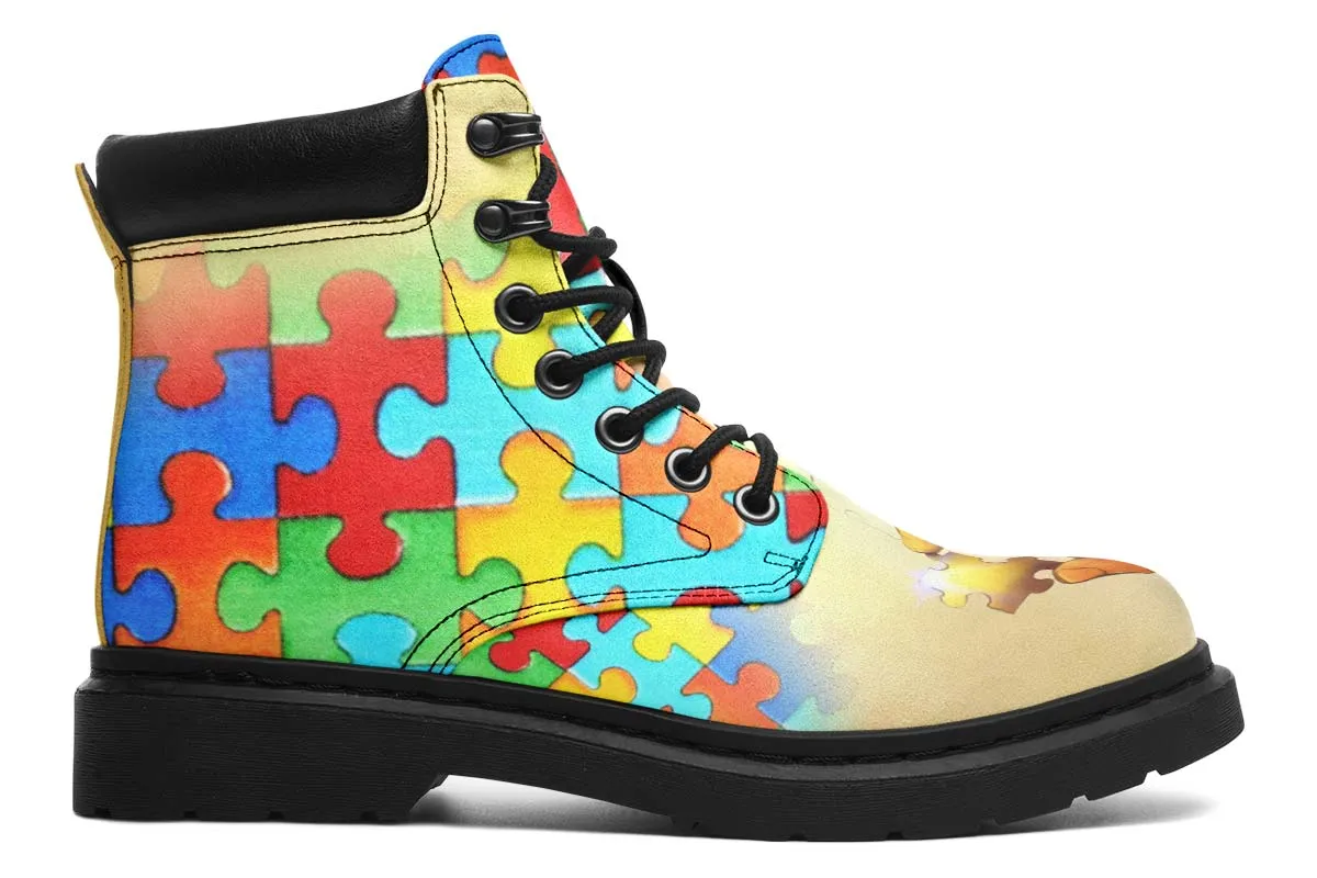 Artistic Autism Awareness Classic Vibe Boots