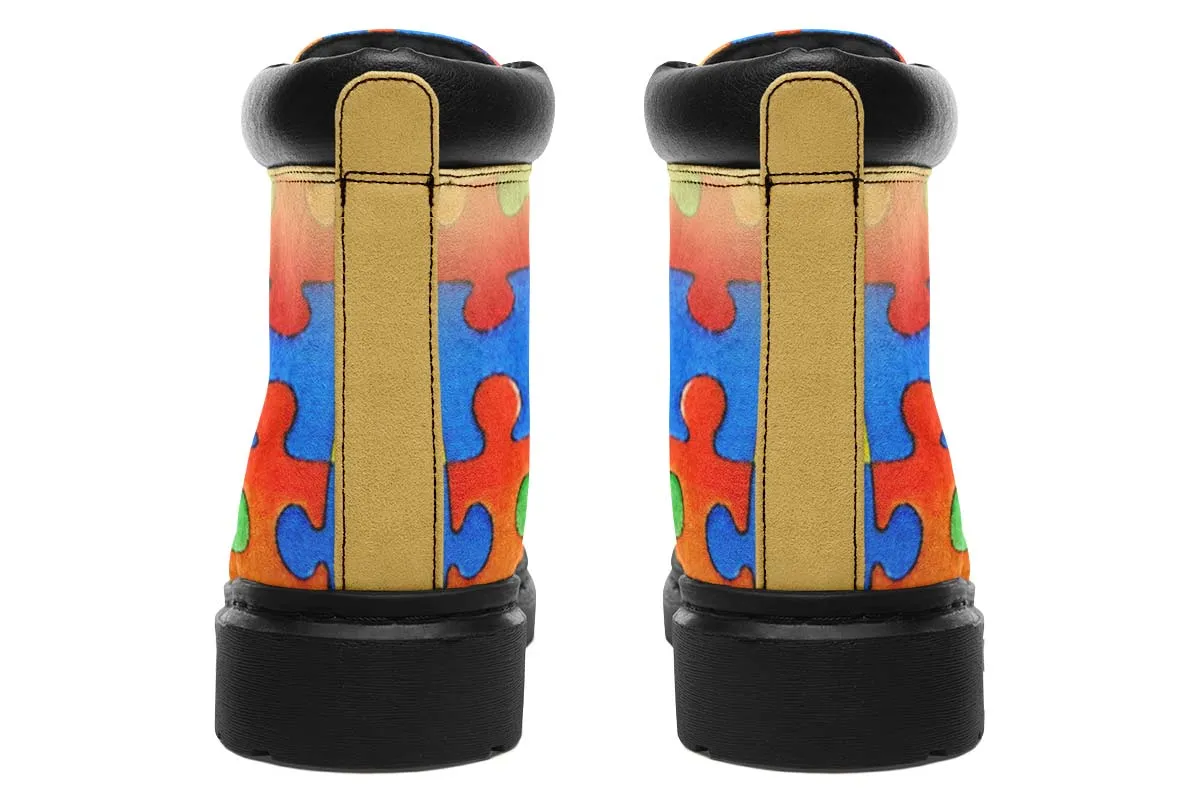 Artistic Autism Awareness Classic Vibe Boots