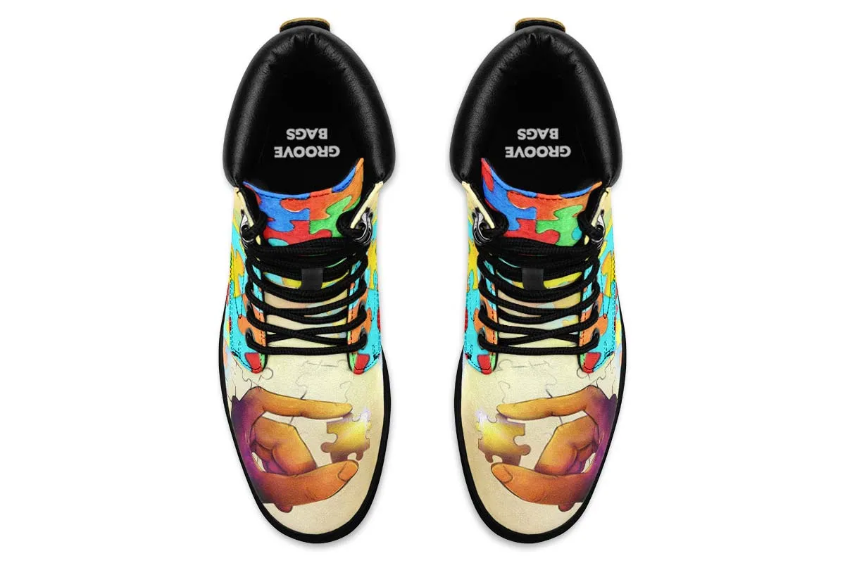 Artistic Autism Awareness Classic Vibe Boots