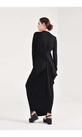 Asymmetric Loose Kaftan Dress