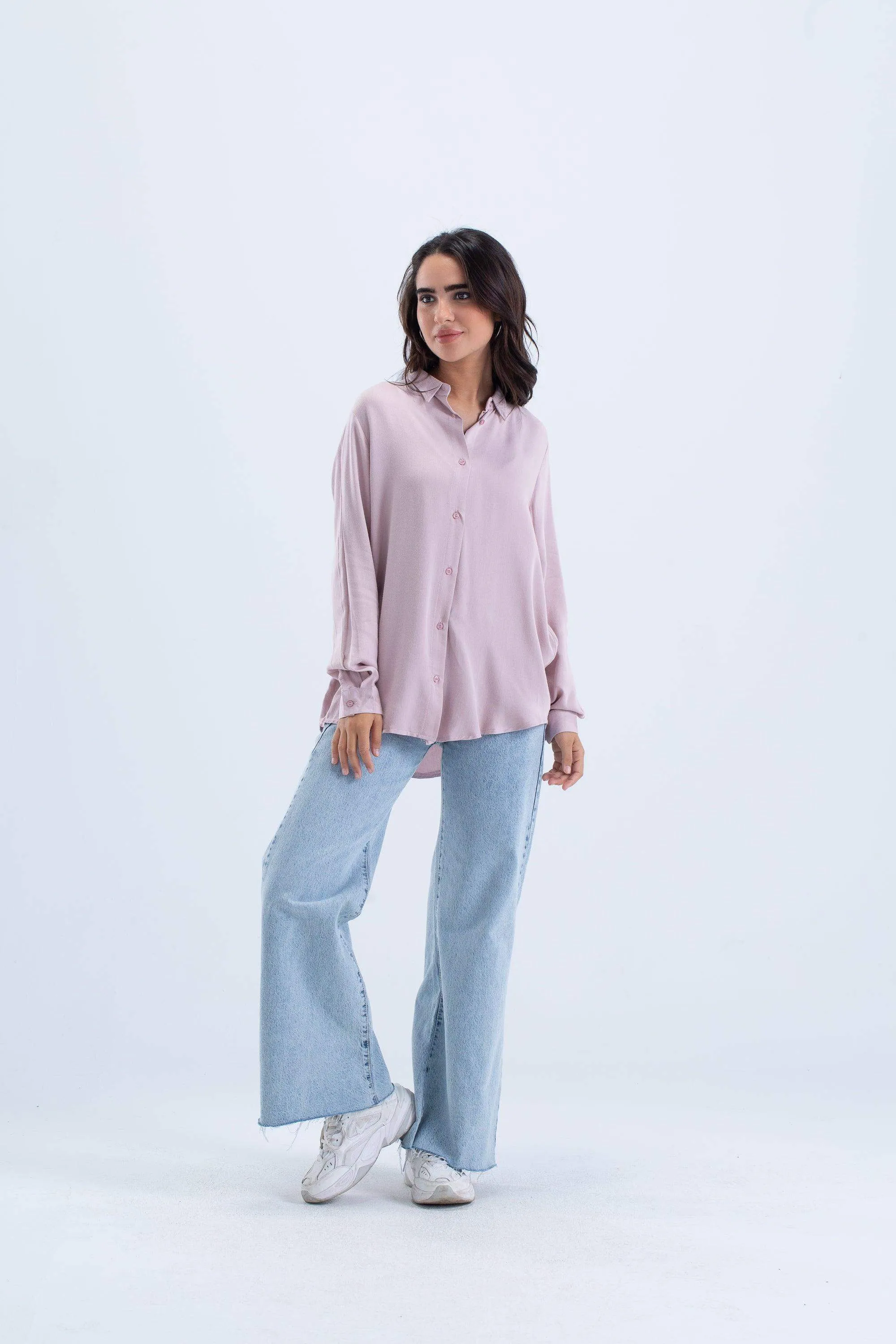 Asymmetrical Full Placket Shirt