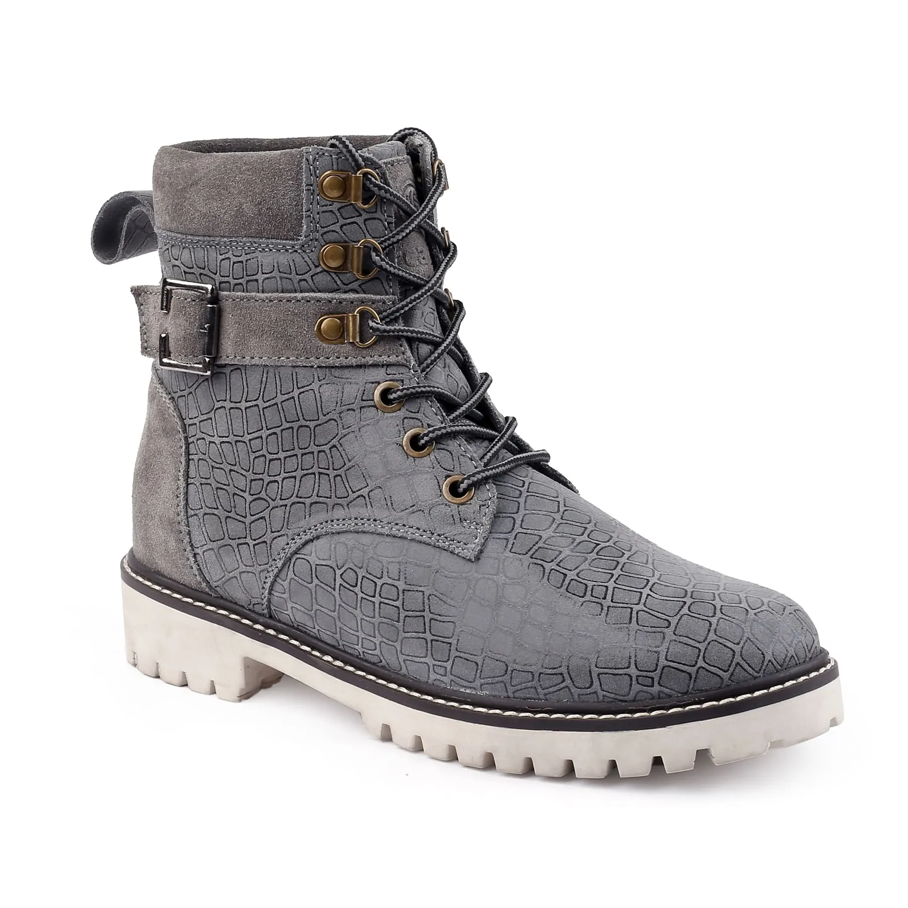 Bacca Bucci WOMEN Genuine-Leather High-Ankle Chukka Boots | Model Name: MASHA