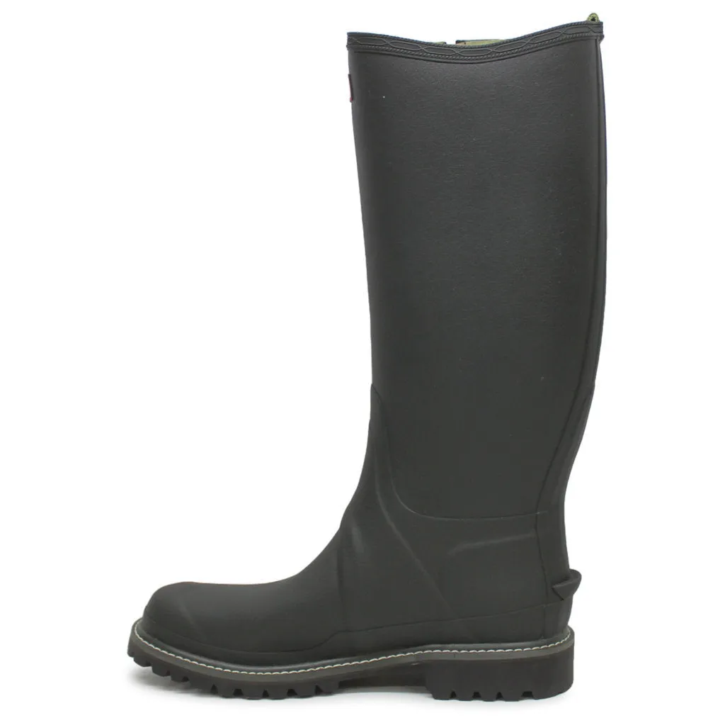 Balmoral Zip Commando Tall Rubber Men's Calf Length Wellingtons Boots