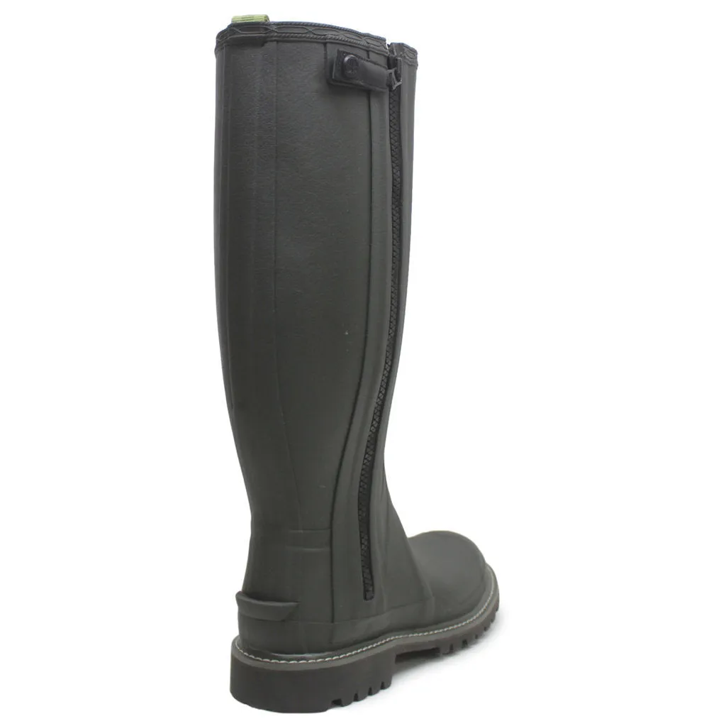 Balmoral Zip Commando Tall Rubber Men's Calf Length Wellingtons Boots