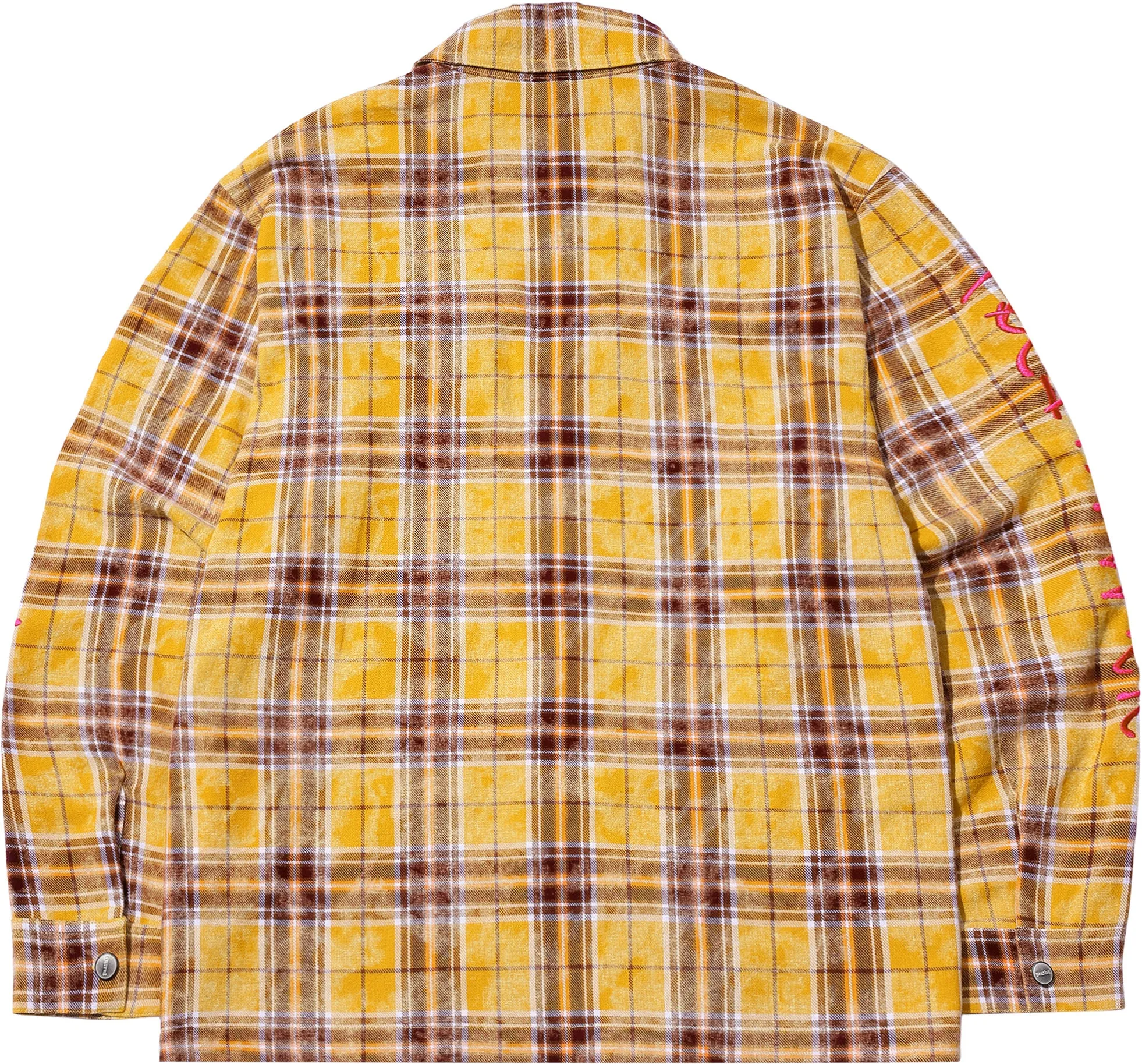 BEASTER Washed Haze Plaid Shirt