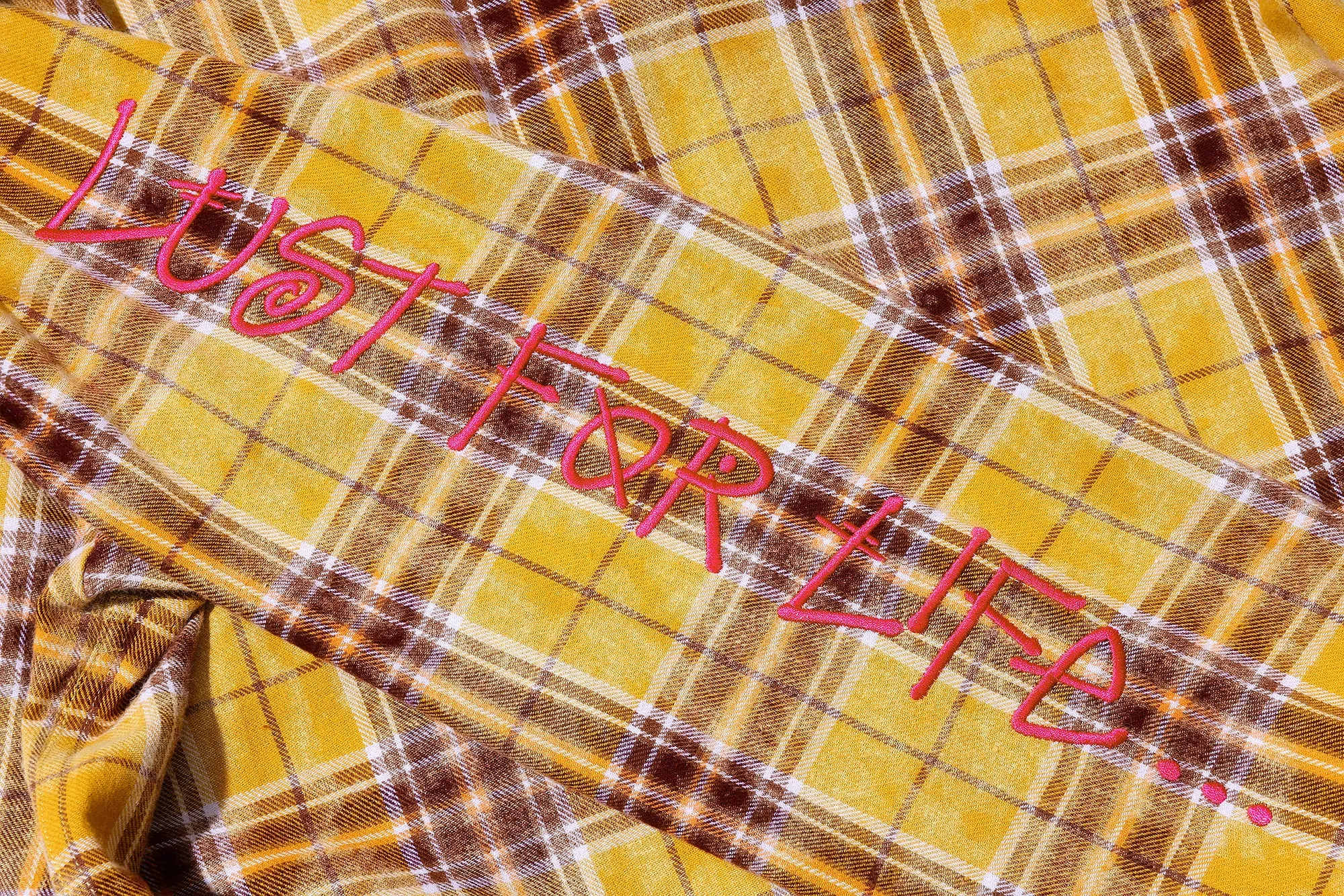 BEASTER Washed Haze Plaid Shirt