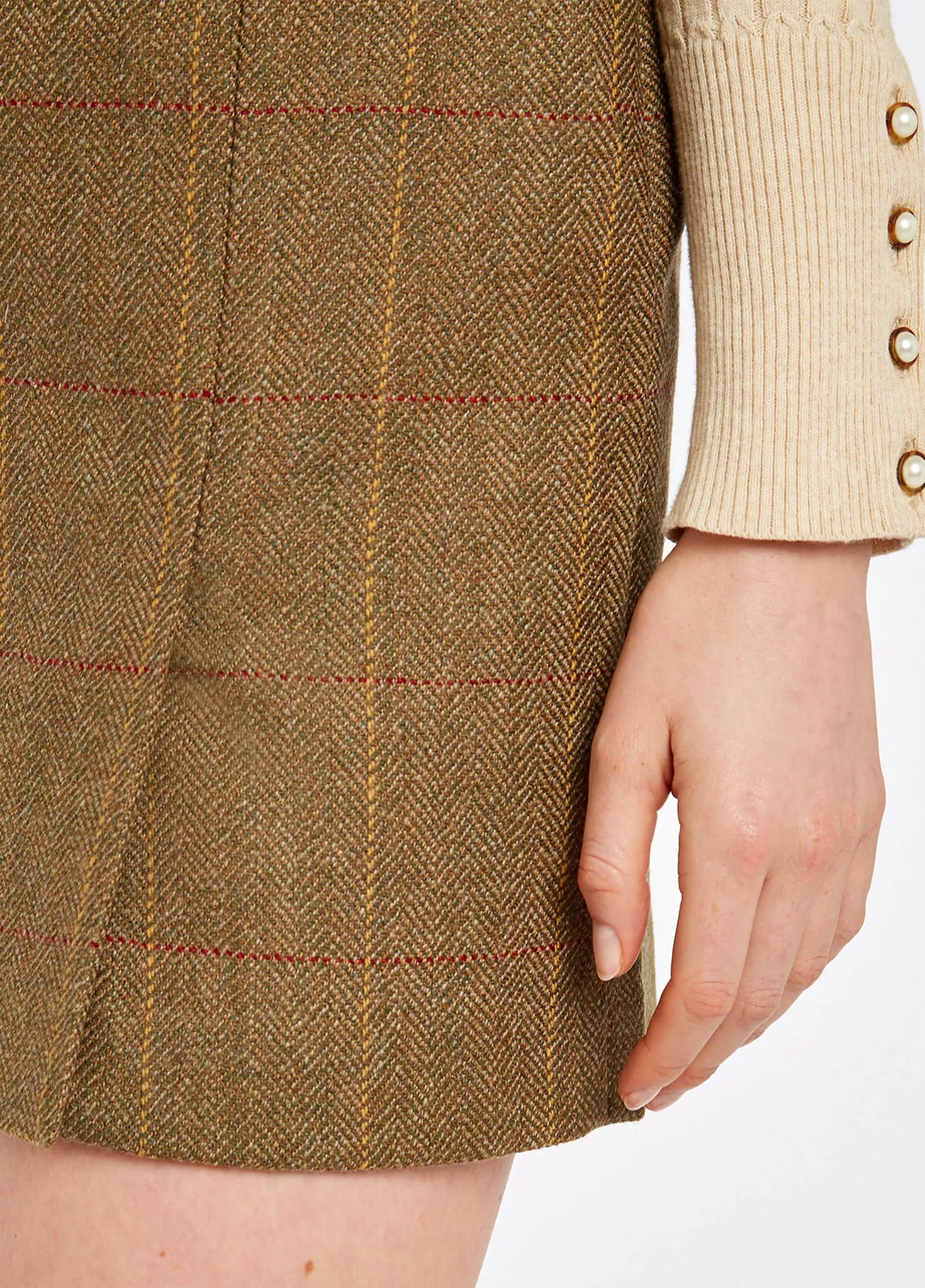 Bellflower Tweed Skirt - Elm