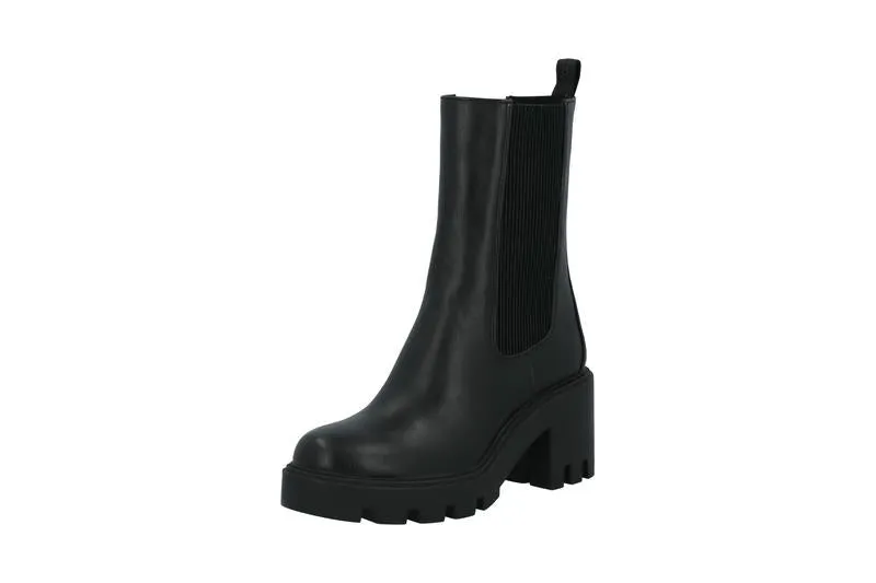 Biagisella Black High Chelsea Boots