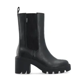 Biagisella Black High Chelsea Boots