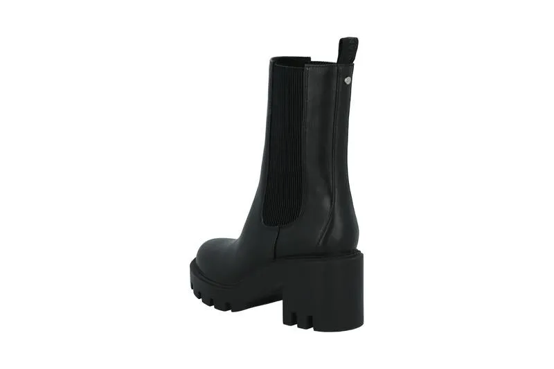 Biagisella Black High Chelsea Boots