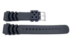 Black Citizen Style Plain Watch Band - YK320