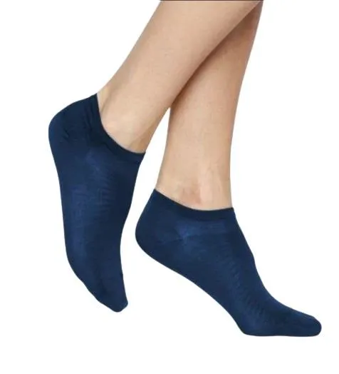 Bleuforet Mercerized Cotton Low-Cut Ankle Socks