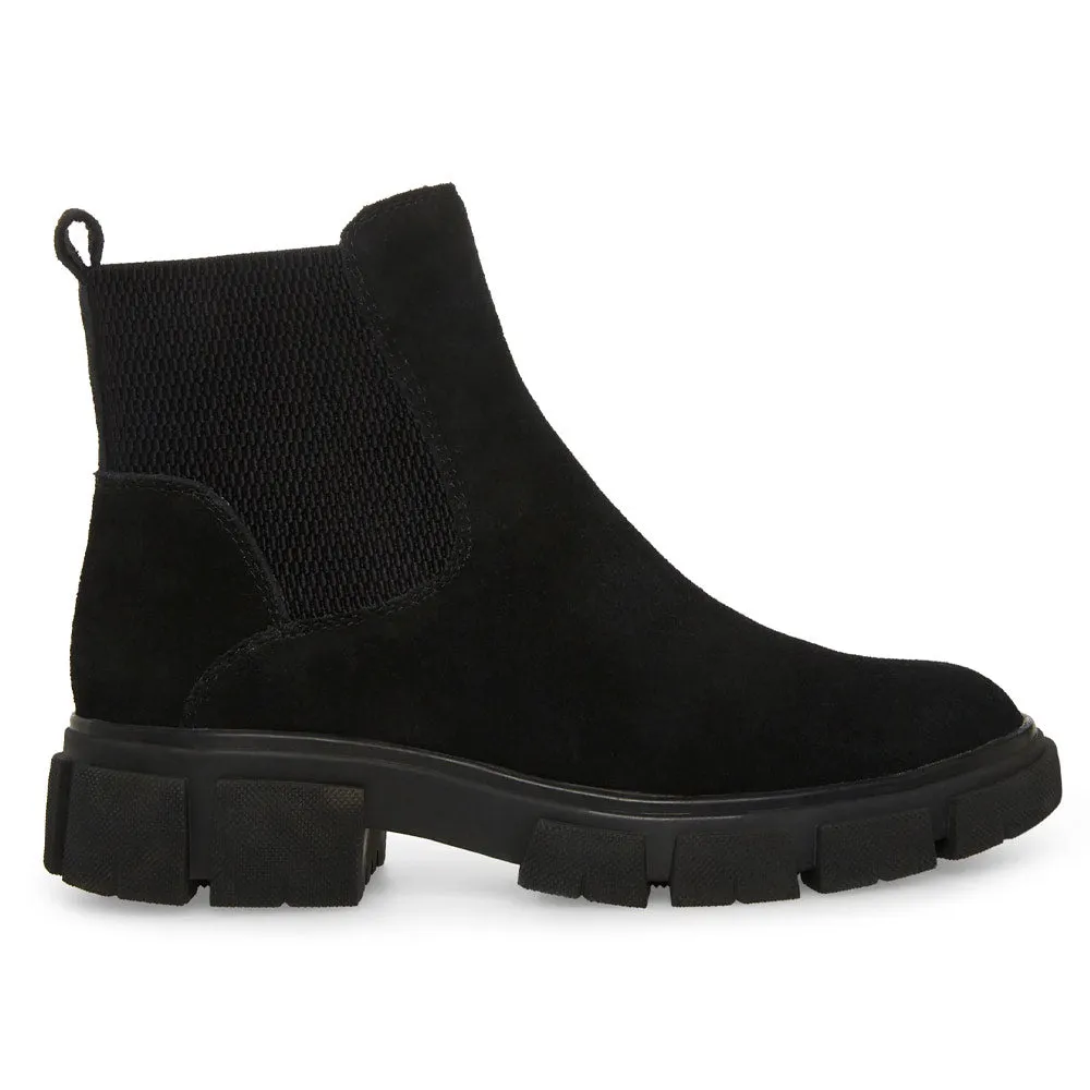 Blondo Posey Waterproof Chelsea Boot Black Suede (Women's)