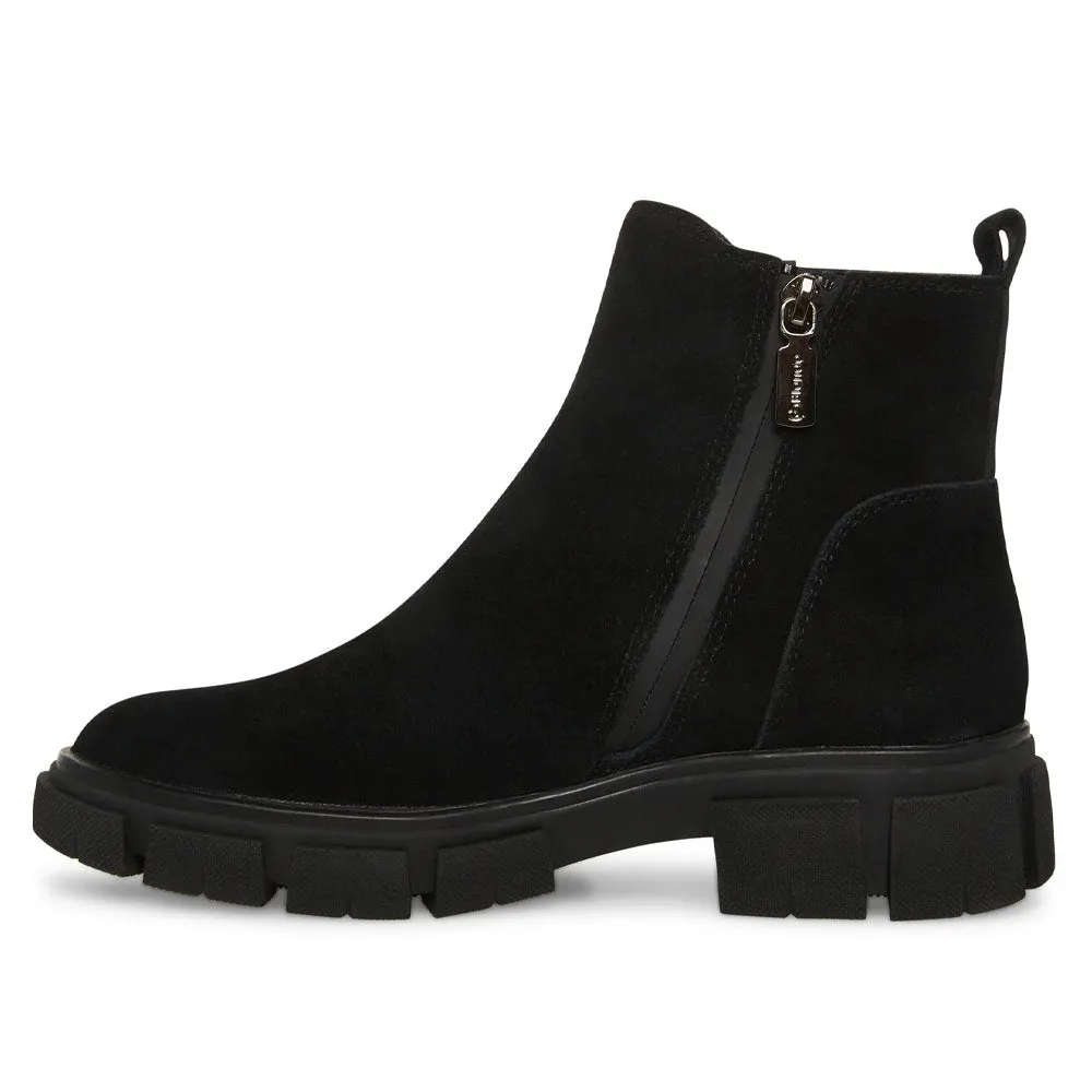 Blondo Posey Waterproof Chelsea Boot Black Suede (Women's)