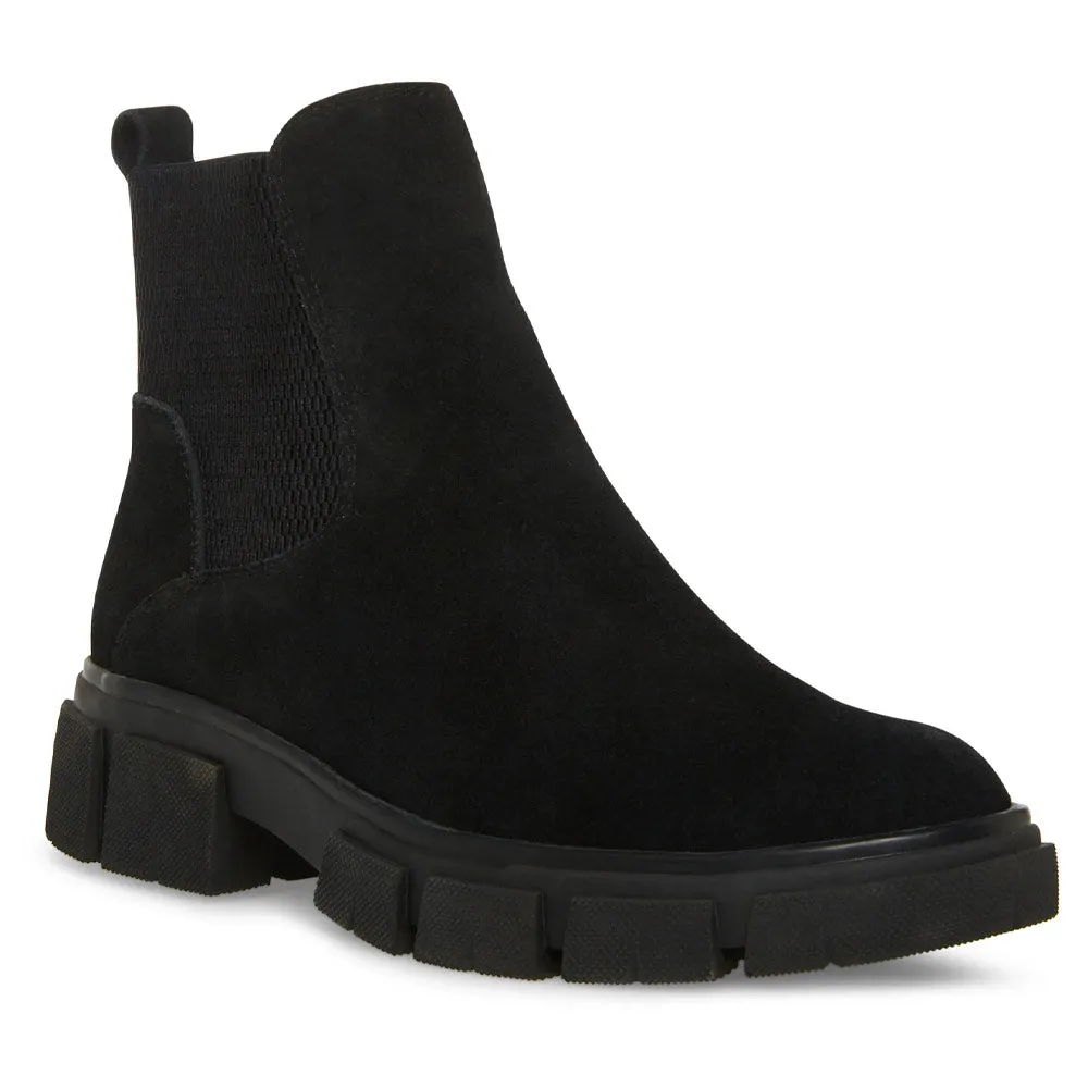 Blondo Posey Waterproof Chelsea Boot Black Suede (Women's)