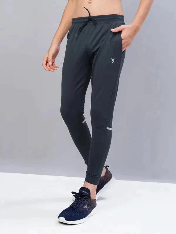 Boys Solid Slim Fit Joggers with TECHNO GUARD