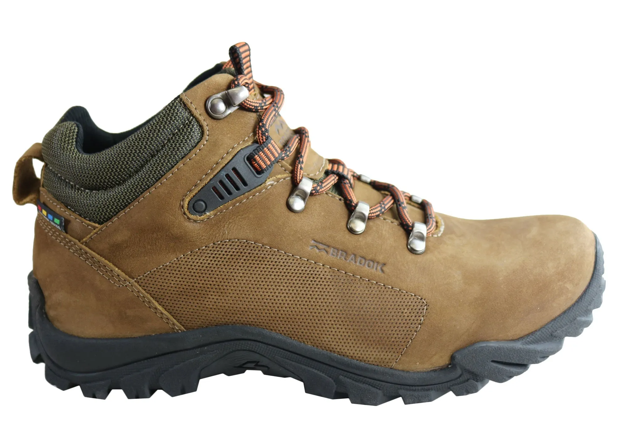 Bradok Zion M Mens Comfortable Leather Hiking Boots Made In Brazil