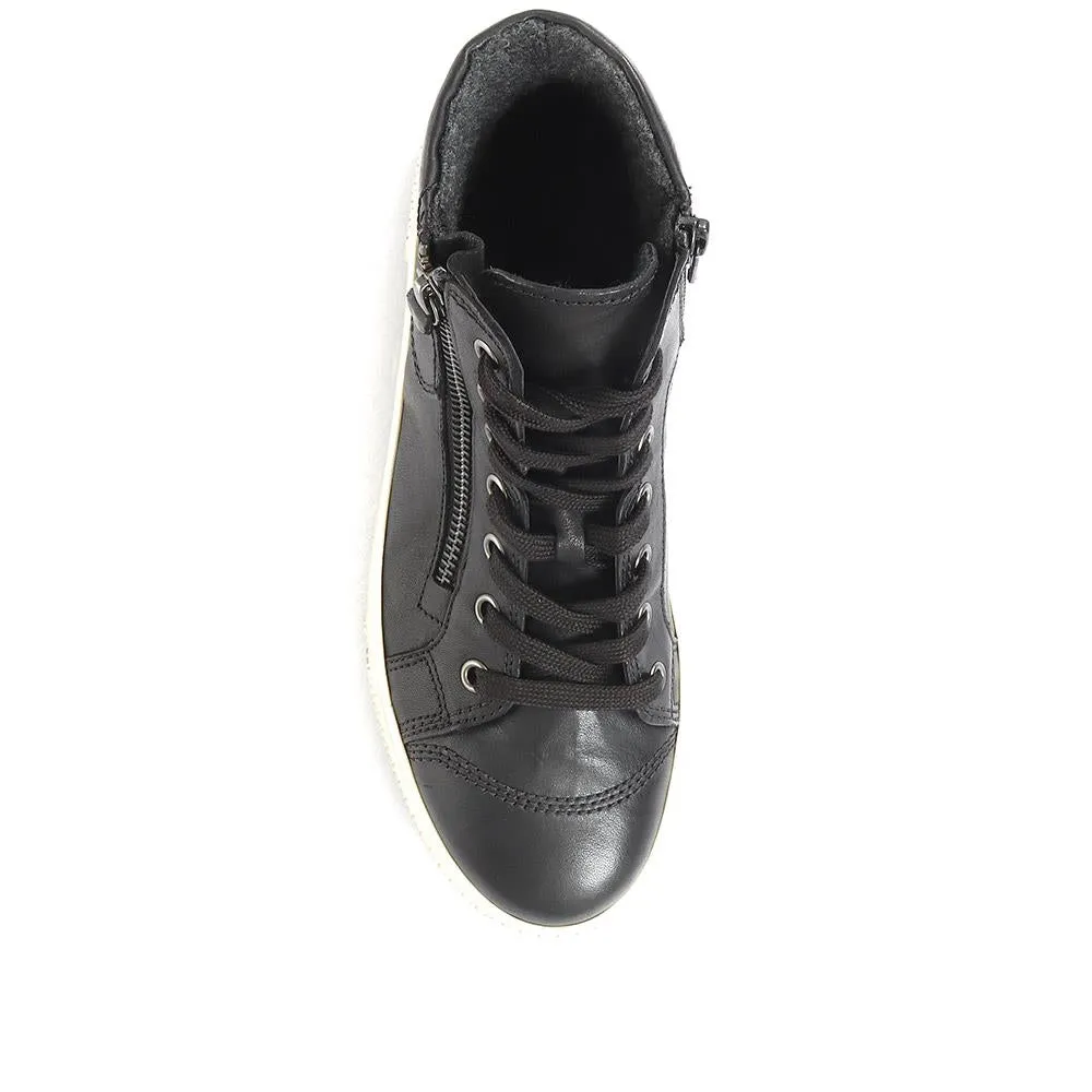 Bulner High Top Leather Trainers - GAB34515 / 320 630