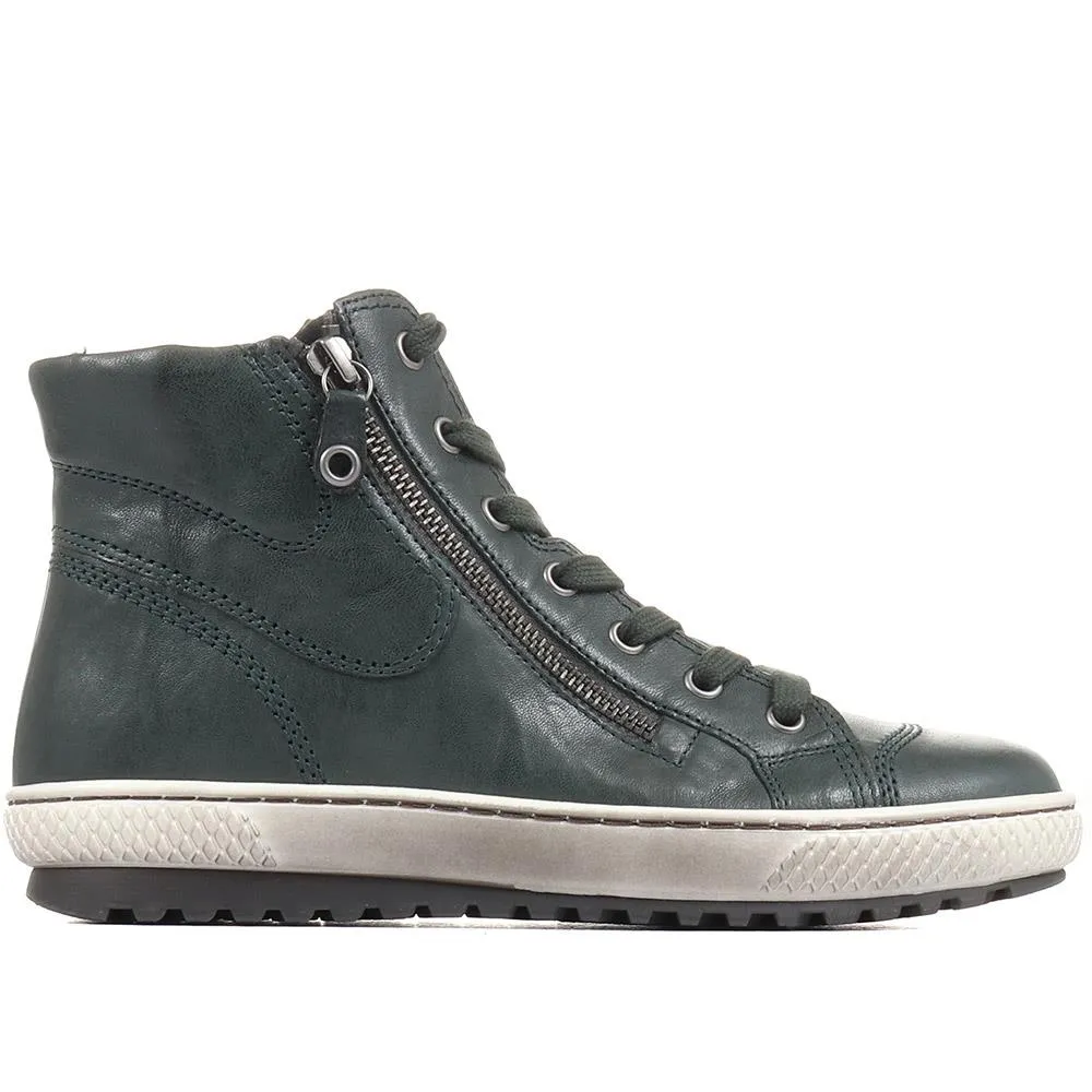 Bulner High Top Leather Trainers - GAB34515 / 320 630