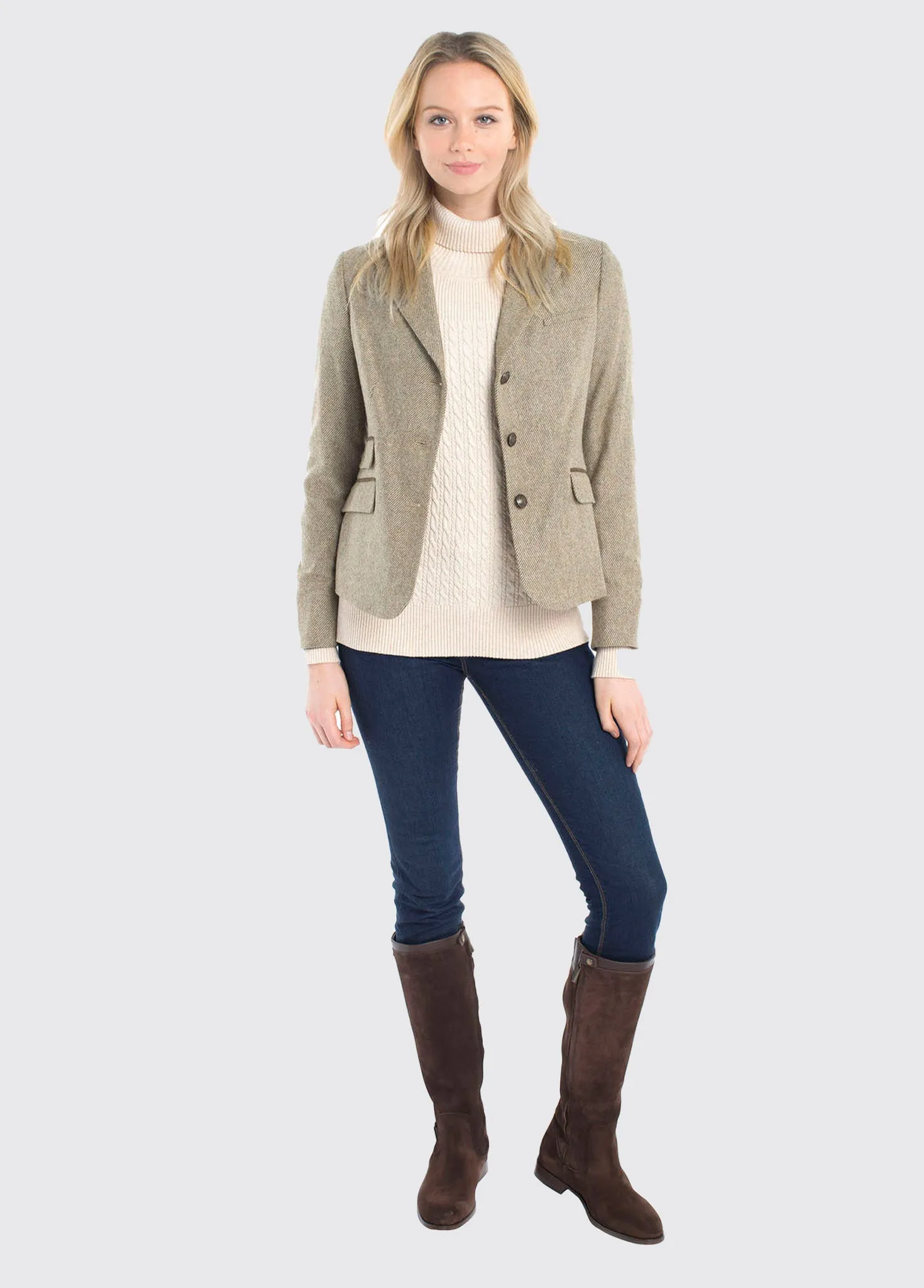 Buttercup Tweed Jacket - Sable