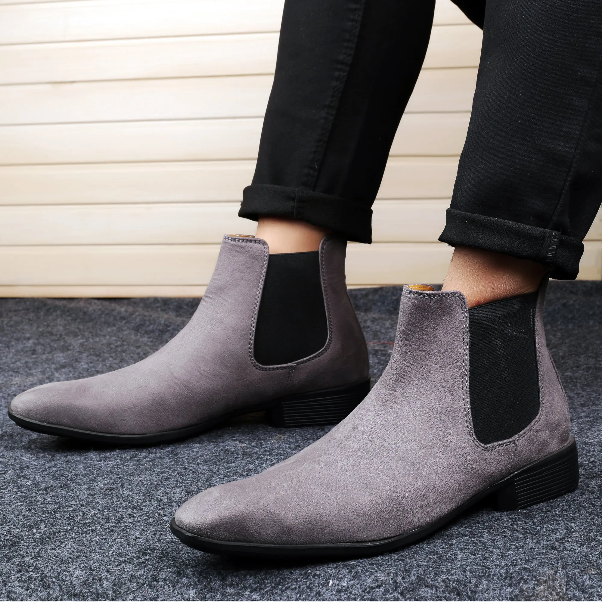 Bxxy's Men's Party Wear Casual Chelsea Boots