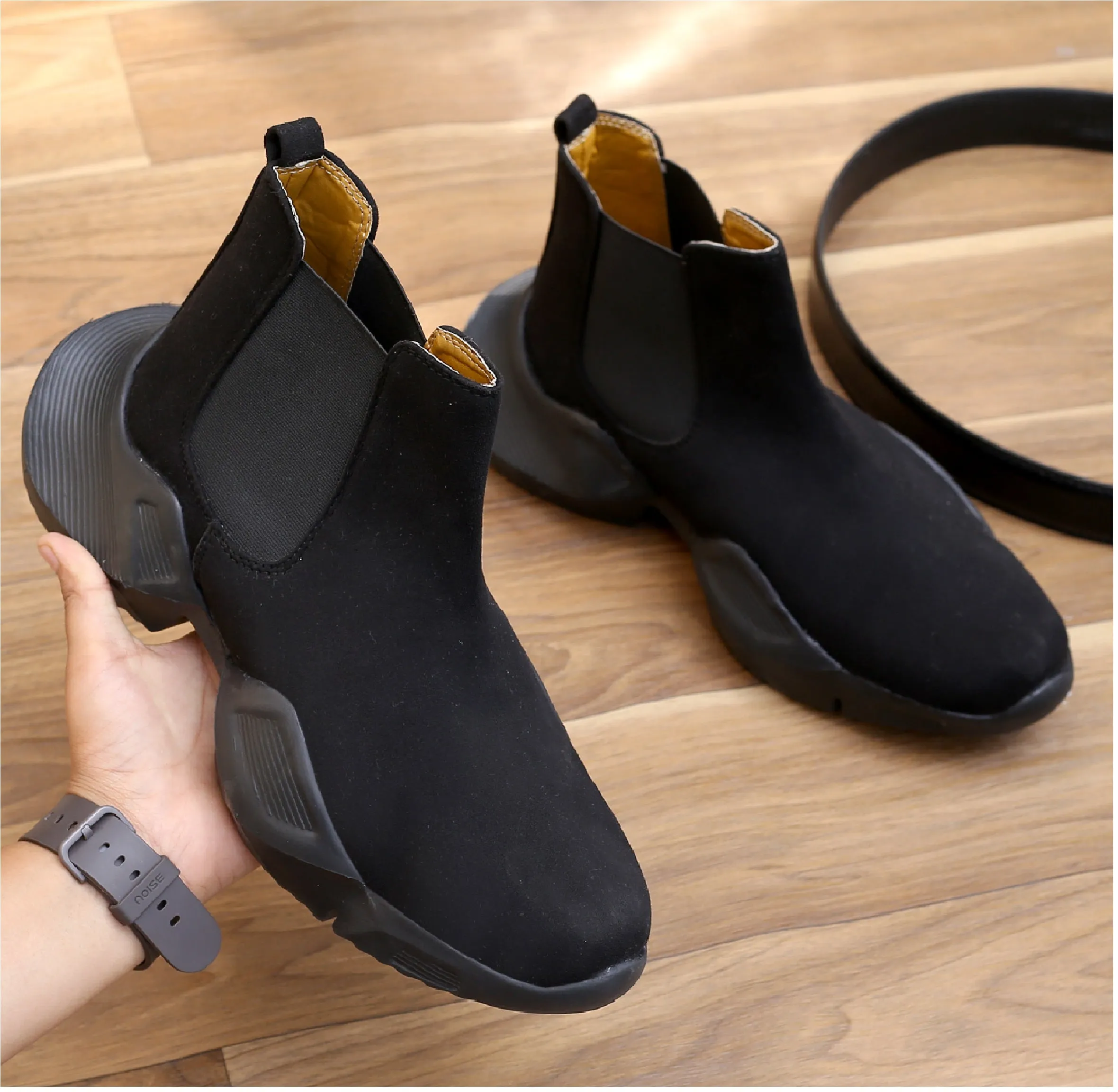 Bxxy's Premium Suede Chelsea Boots for Men