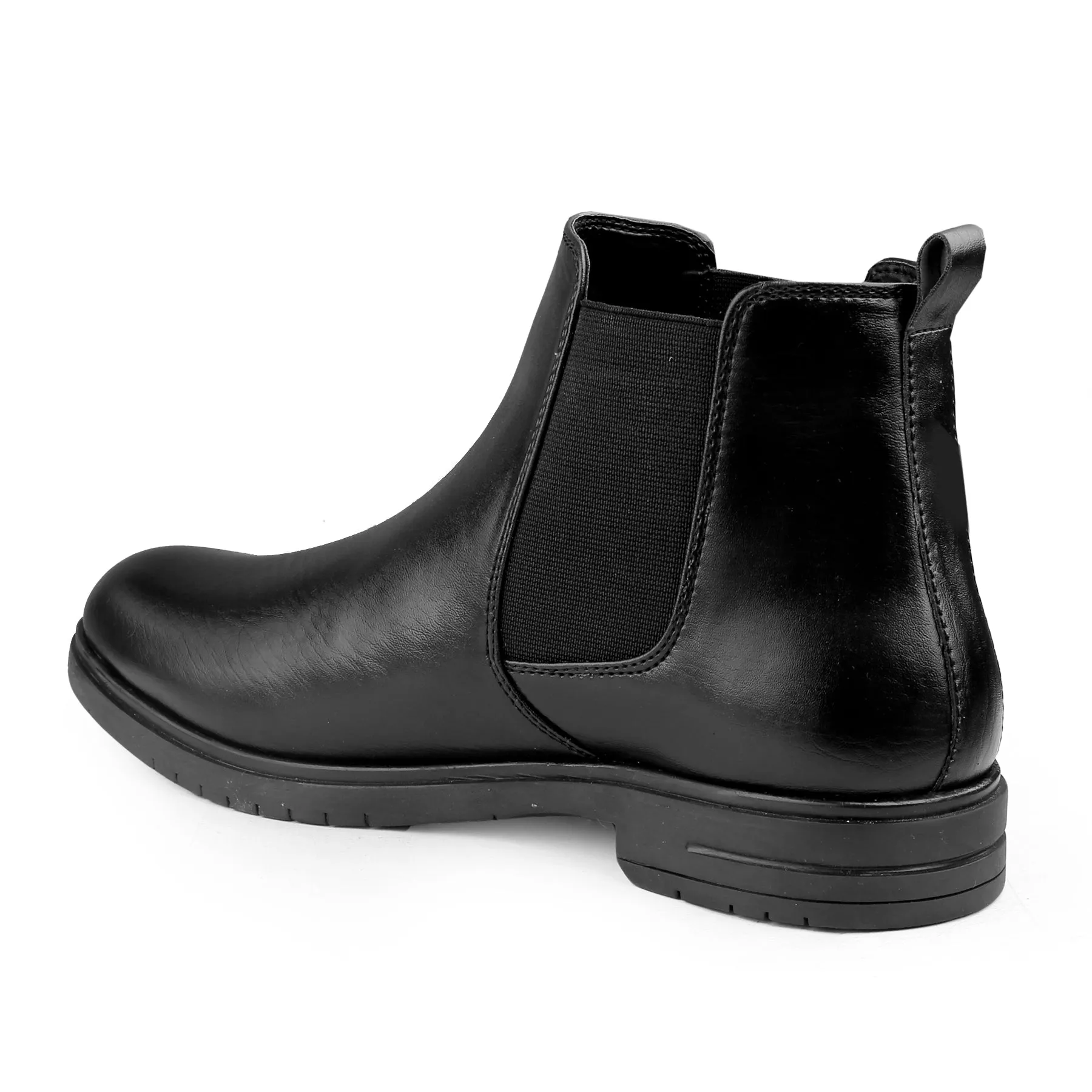 Bxxy's Vegan Leather Ultra Stylish Comfortable Slip-on Chelsea Boots for Men