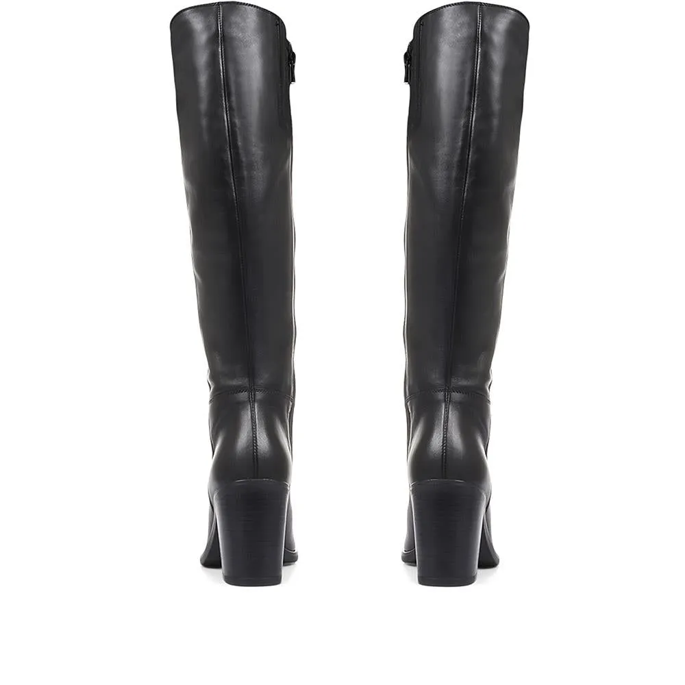 Cagliari Medium Calf Fit Knee High Boots - CAGLIARIM / 321 031