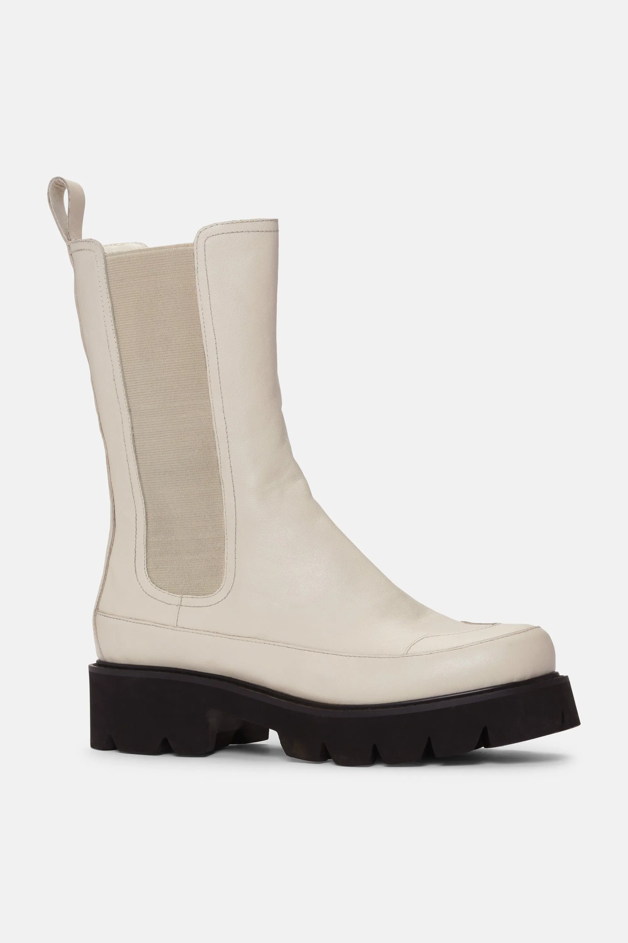 Calf Length Boots - Bleached Sand