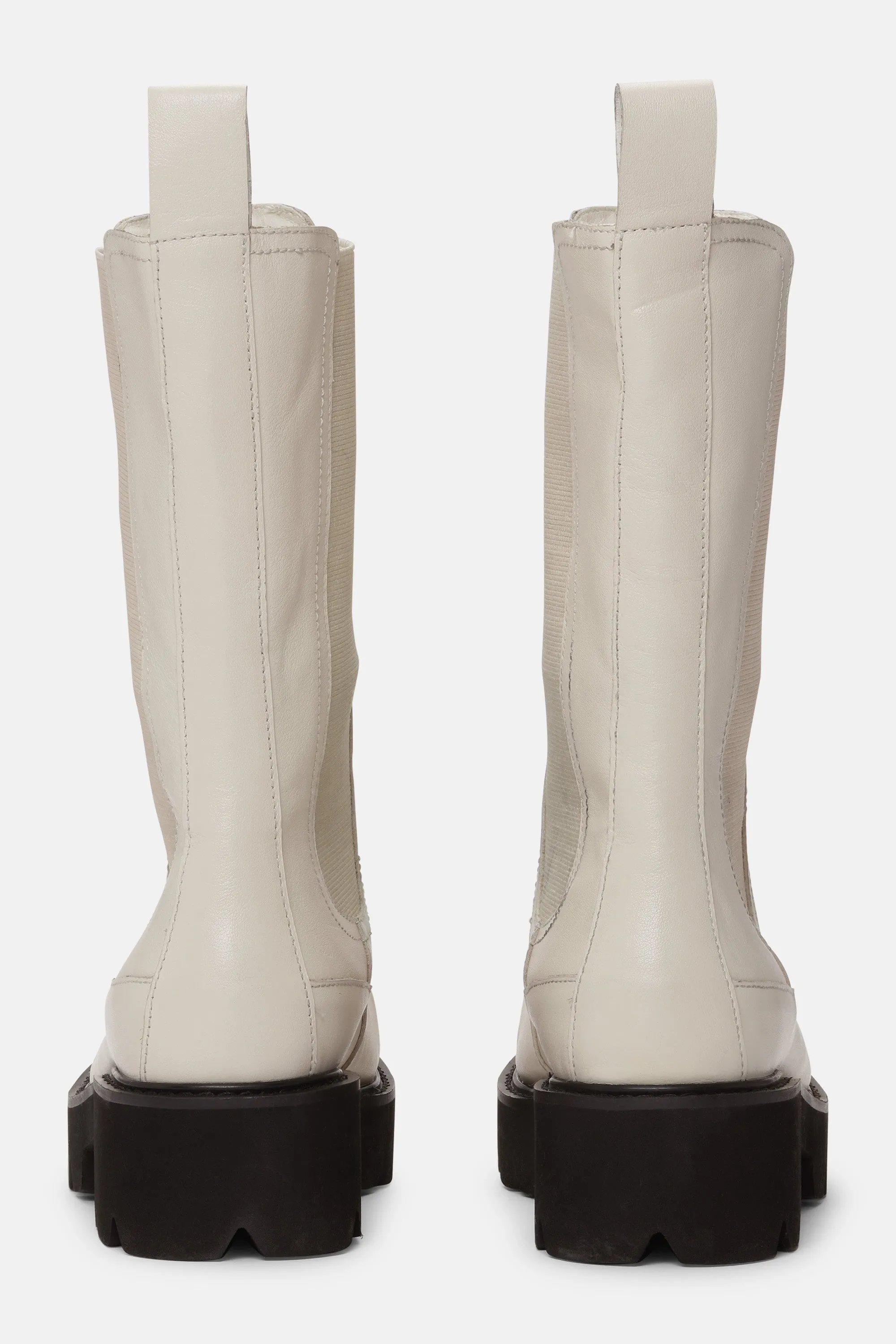 Calf Length Boots - Bleached Sand