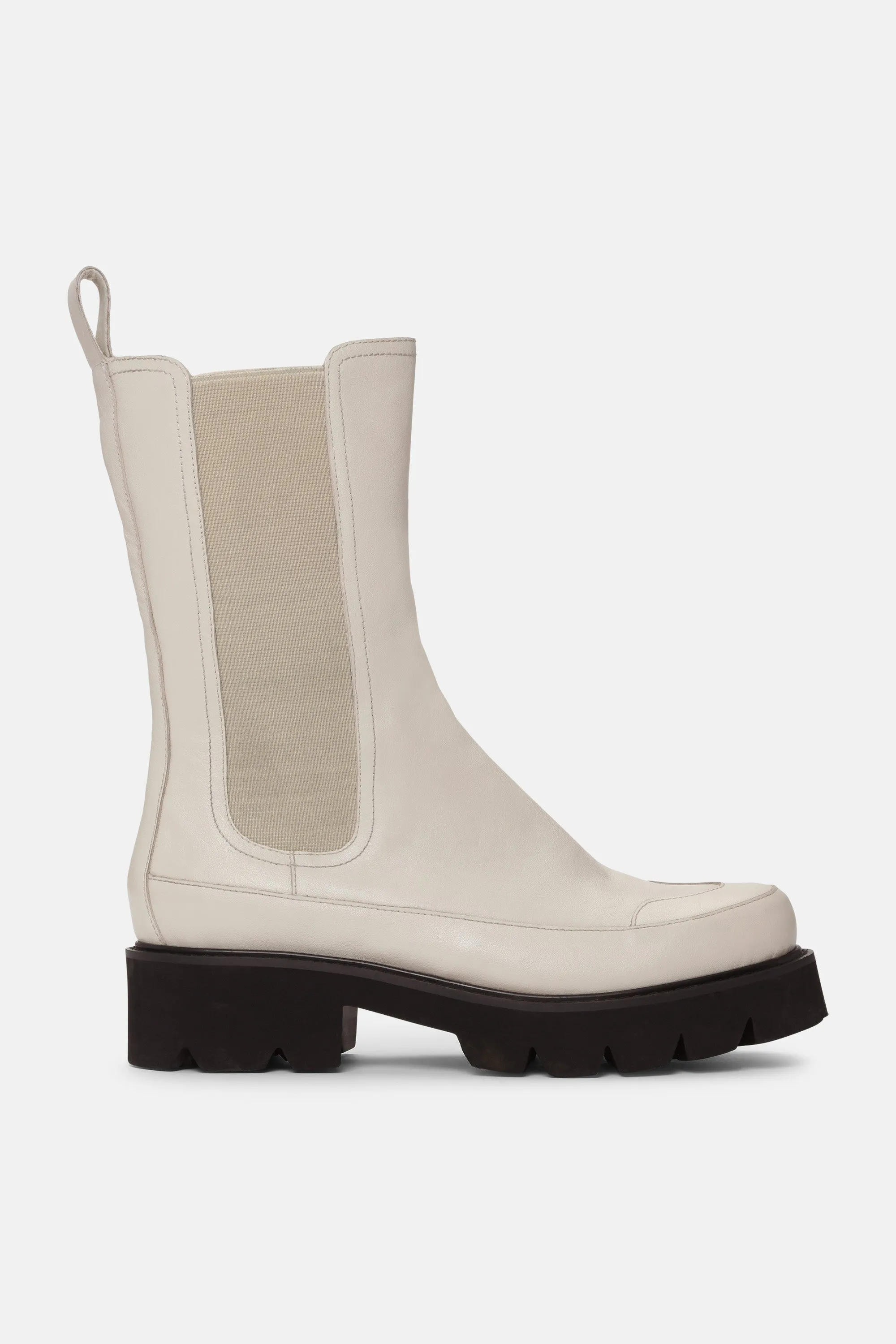 Calf Length Boots - Bleached Sand