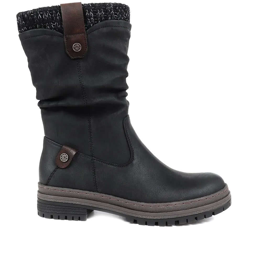 Casual Mid-Calf Boots - TELOO38001 / 324 311