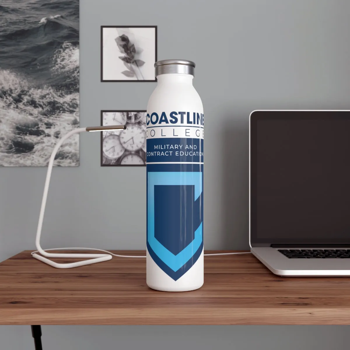 Coastline Military & Contract Ed Slim Water Bottle