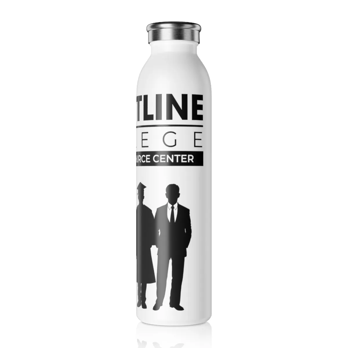 Coastline Veterans Resource Center Slim Water Bottle