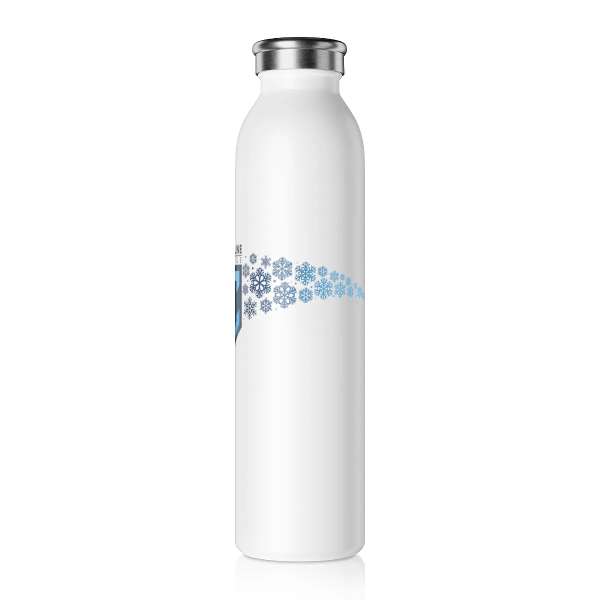 Coastline Winter Wave Slim Water Bottle