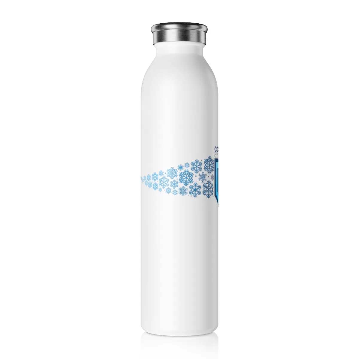 Coastline Winter Wave Slim Water Bottle