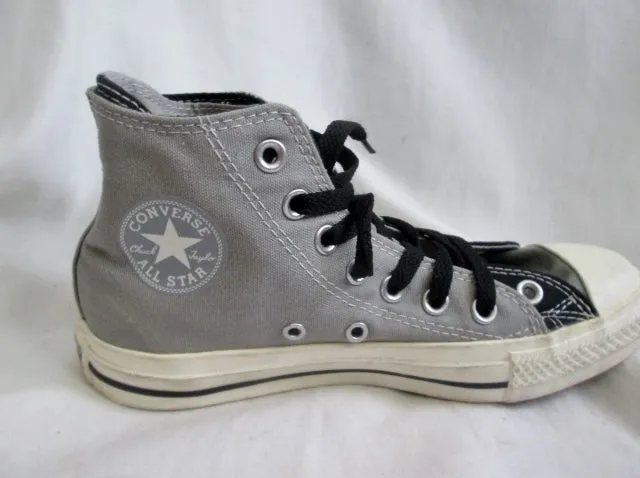 CONVERSE ALL STAR Chucks Hi-Top Sneaker Trainer Athletic Shoe BLACK GRAY M5 W7