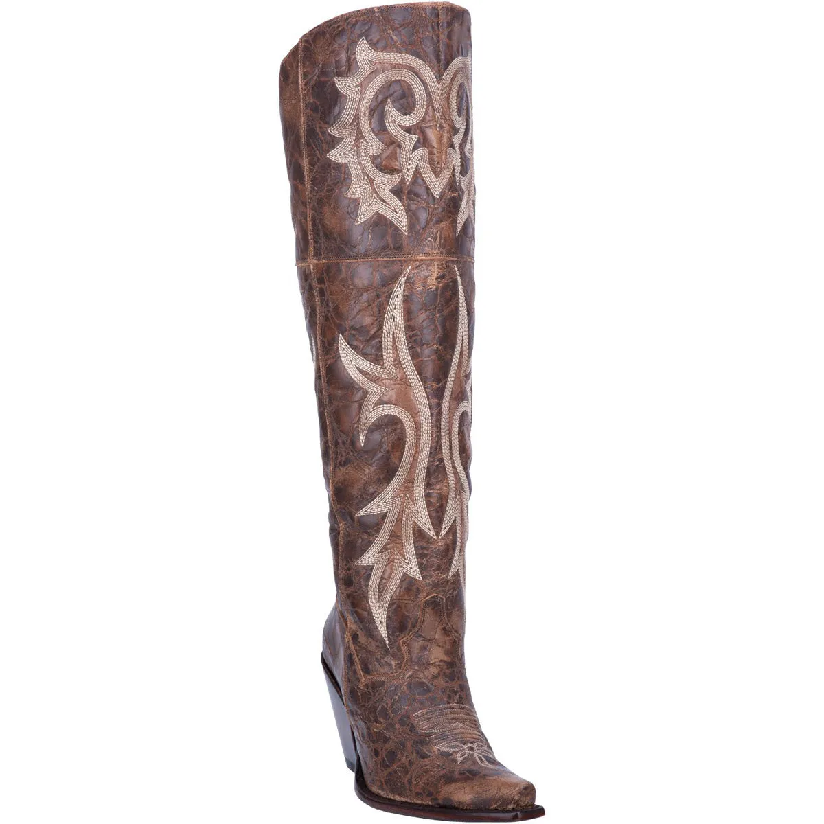 Dan Post Jilted Brown Women's Snip-toe Leather Boots