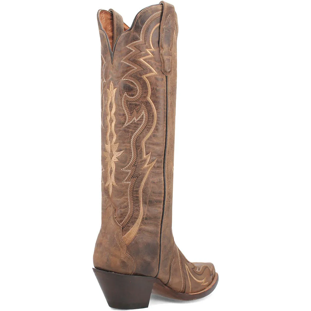 Dan Post Women's Tall Brown Western Triad Silvie Boots